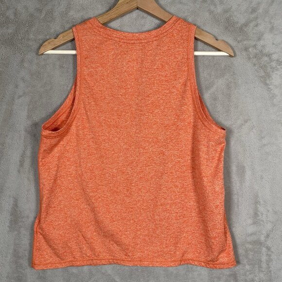 Athleta Uptempo Tank S Athletic Workout Top Loose Relaxed Fit Heather Orange - Picture 4 of 10